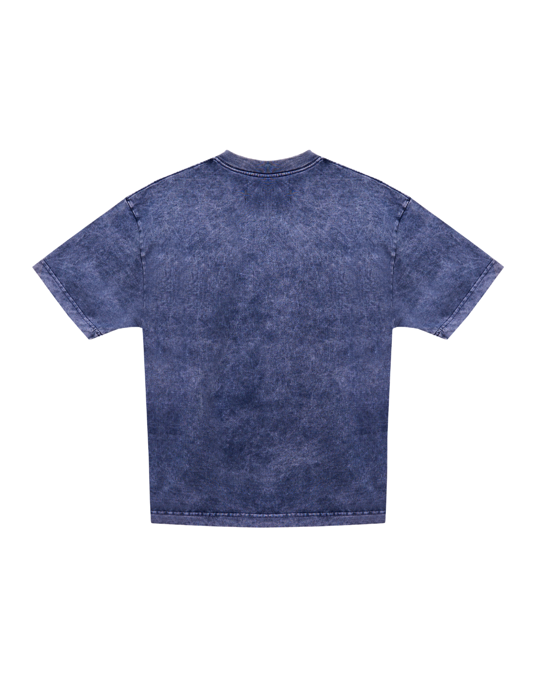 CAMISETA LOOSE FIT ESTONADA | AZUL