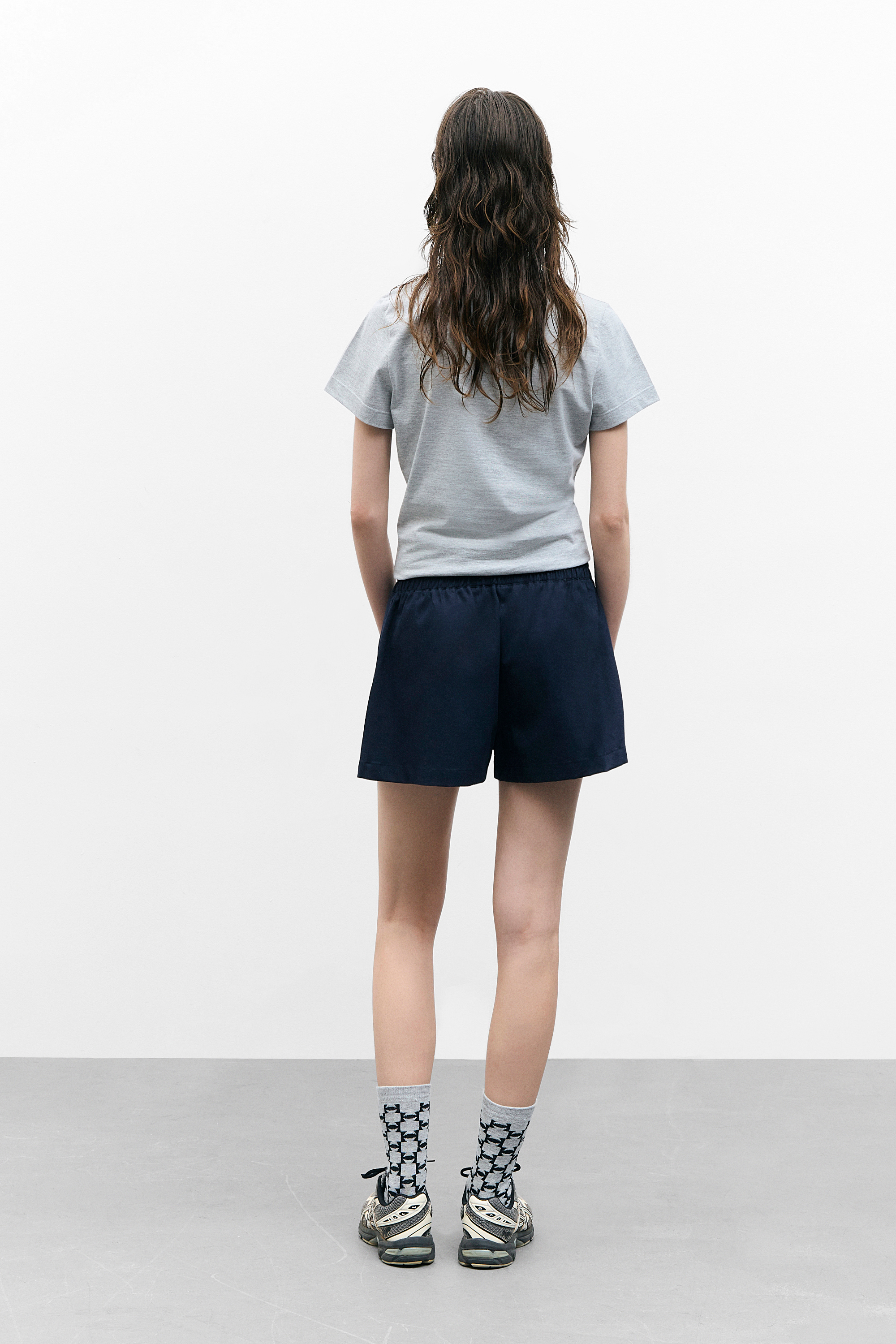 SHORT CÓS ELÁSTICO MINI | AZUL ESCURO