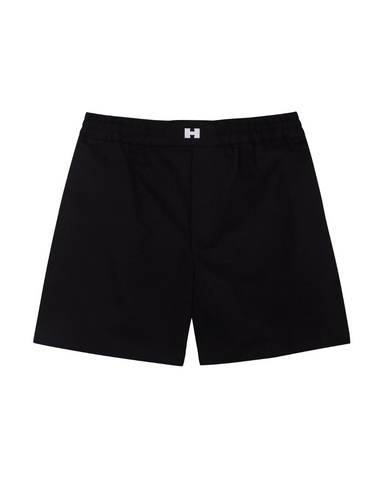 SHORT CÓS ELÁSTICO LOGO H | PRETO